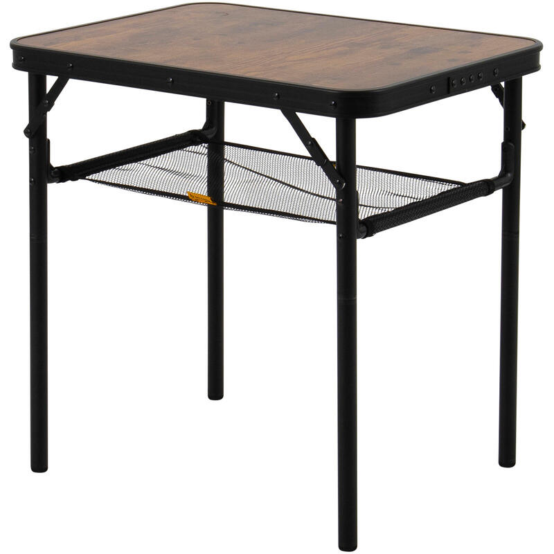 Mesa de camping Woodbine plegable servicio Ajustable Madera clara