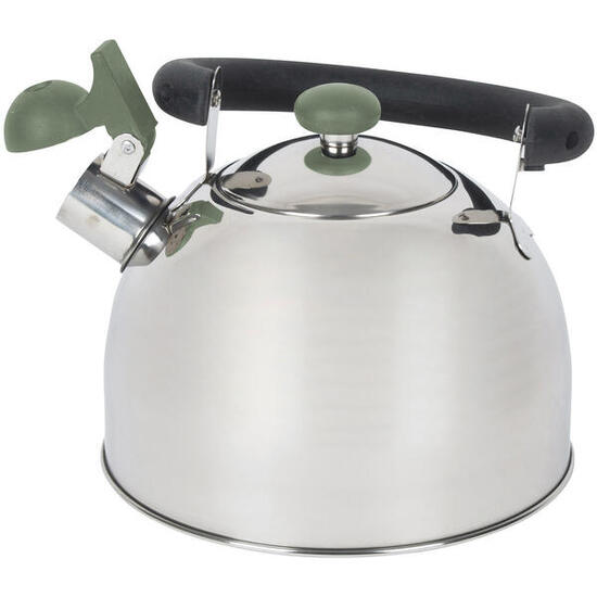 Camping Bouilloire Trend 2 à flûte en acier inoxydable 2,5 L