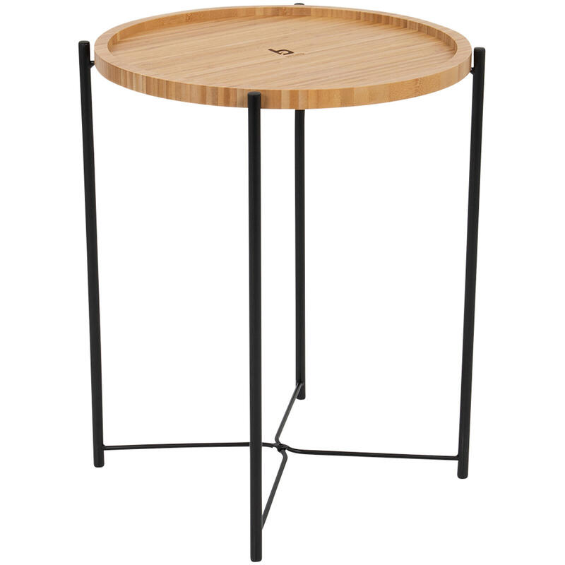 Mesa de camping servicio Carnaby L Bandeja Barbacoa plegable Madera bambú