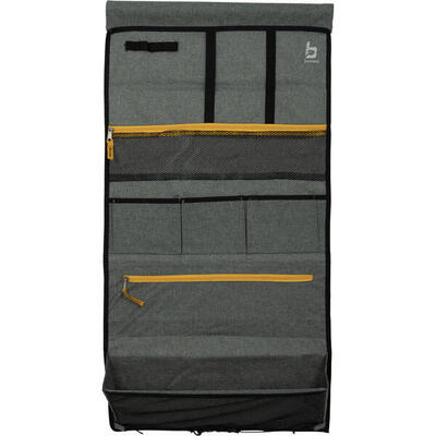 Hangende plank organiser overton 5-compartiment tent deur camping opslag