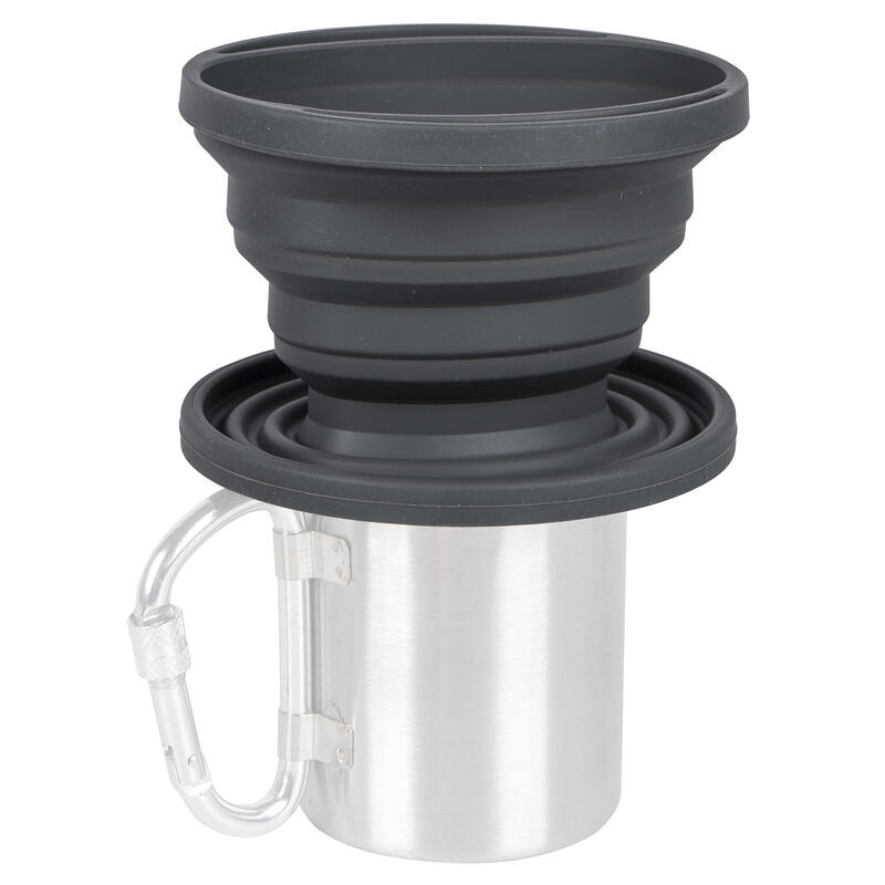 Camping Filtre à café Porte-sac thé Préparateur de Pliable en silicone #2