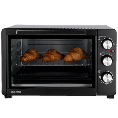 Camping Backofen Umluft MHO-130 Mini Tisch Pizza Ofen Timer Klein 1200 W