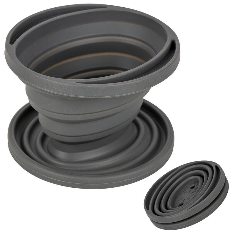 Camping Filtre à café Porte-sac thé Préparateur de Pliable en silicone #2