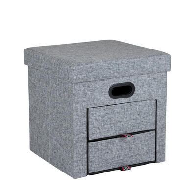 Sgabello ottomano Panchina Seduta Cubo Armadio da Campeggio Cassapanca Holborn