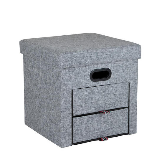 Sgabello ottomano Panchina Seduta Cubo Armadio da Campeggio Cassapanca Holborn