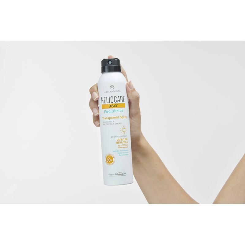 HELIOCARE 360º Pediatrics Spray Transparente SPF 50+ (200ml) 5/6