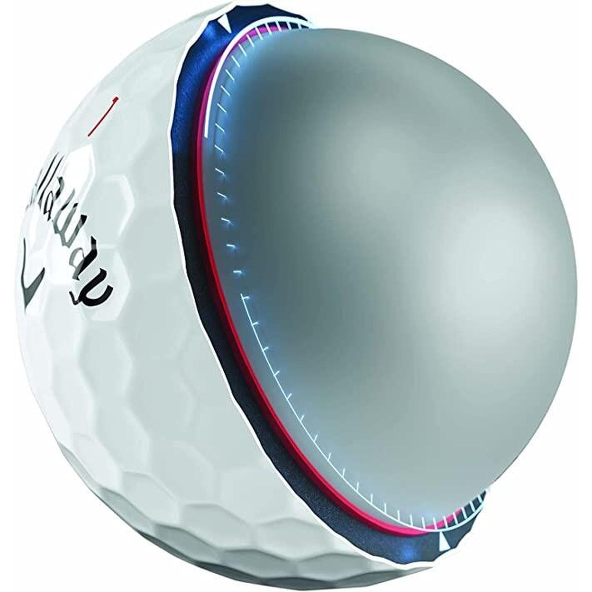 Caja de 12 Pelotas de golf Callaway Chrome Soft X LS