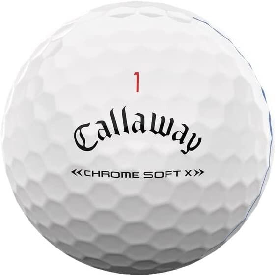 Bolas color Blanco Callaway Chrome Soft X Triple Track 4/6