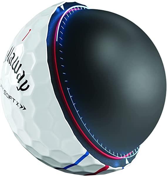 Bolas color Blanco Callaway Chrome Soft X Triple Track 5/6