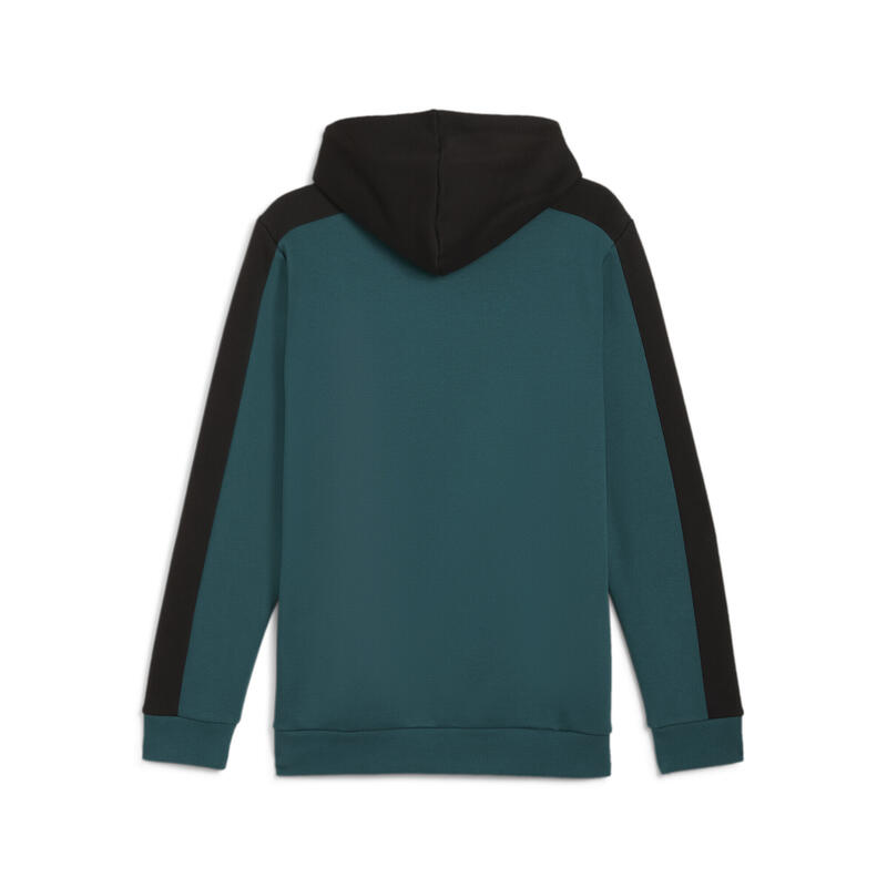 Pánská mikina s kapucí Essentials Block Tape PUMA Cold Green
