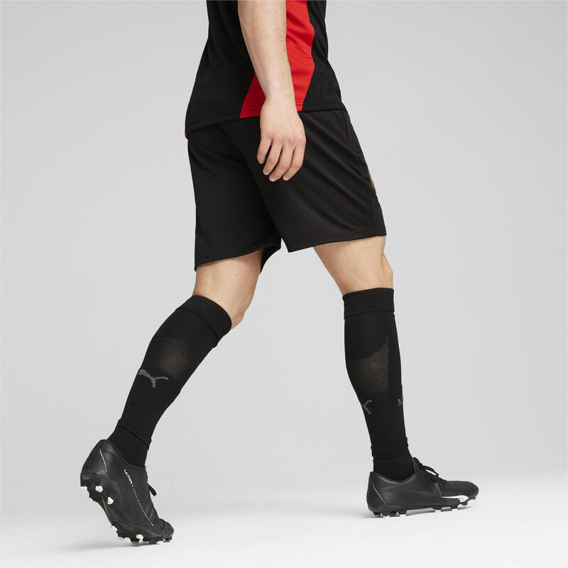 Pantaloni scurți de antrenament AC Milan Bărbați PUMA Black For All Time Red