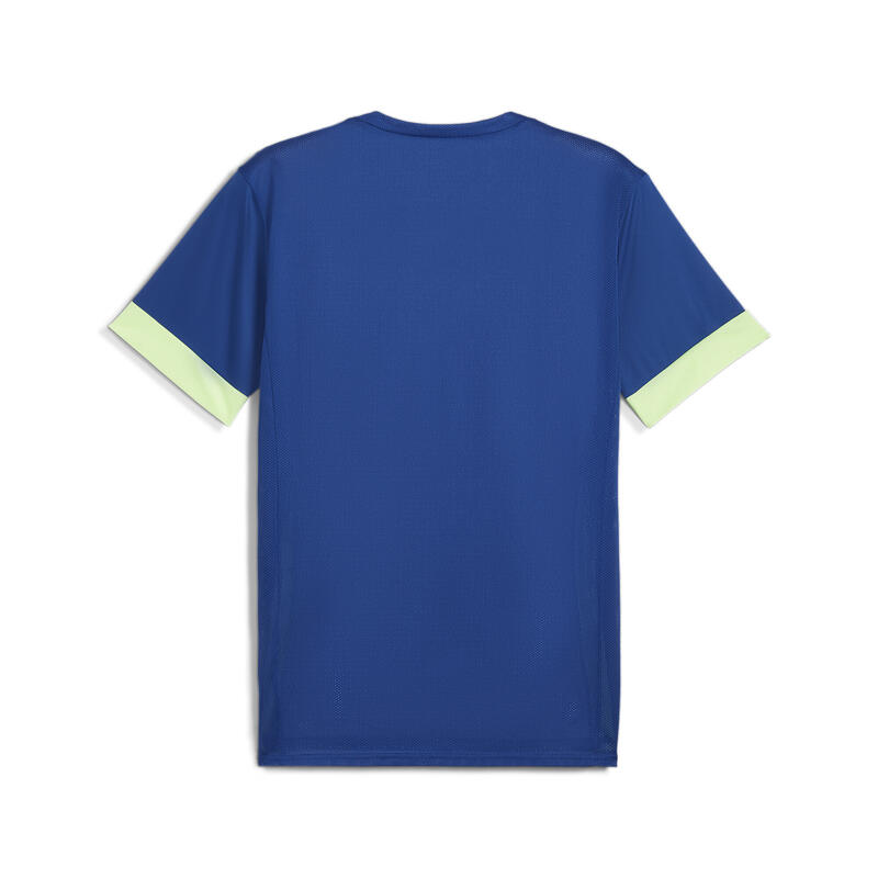 Maglia IndividualGOAL Graphic da uomo PUMA Cobalt Glaze Fizzy Apple Blue Yellow