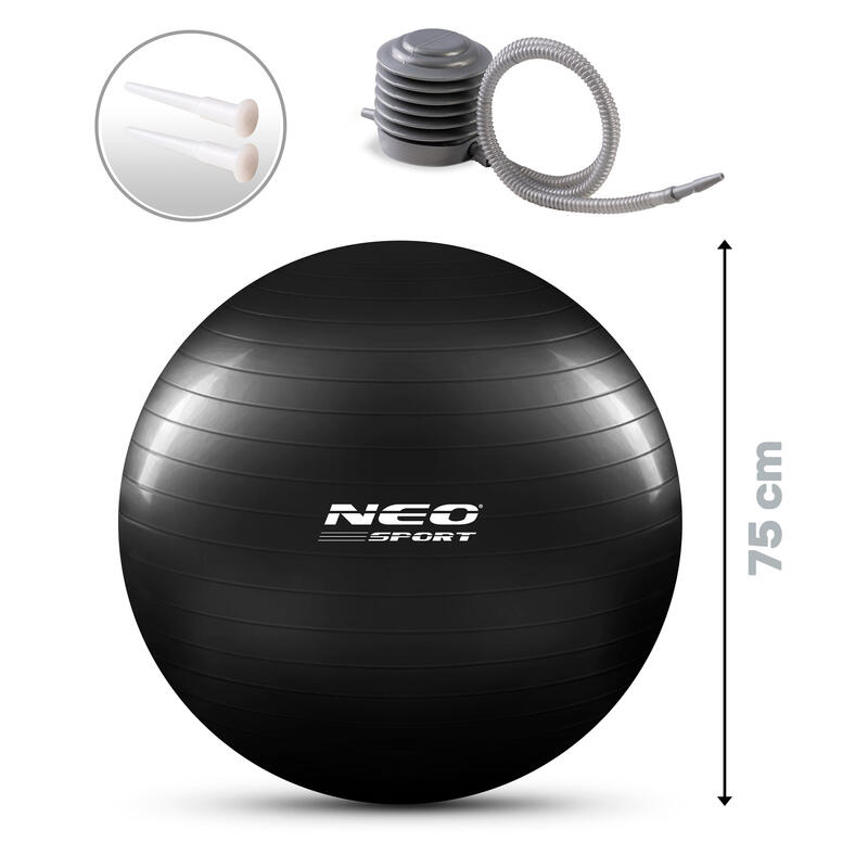 Fitball fitness Neo-Sport, Nero