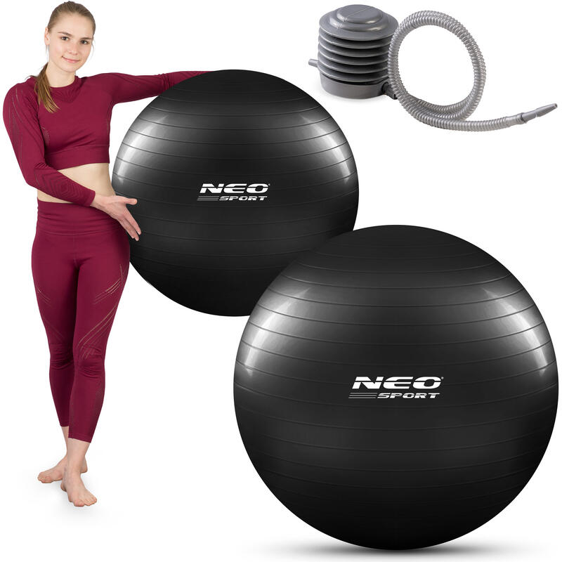 Fitball fitness Neo-Sport, Nero