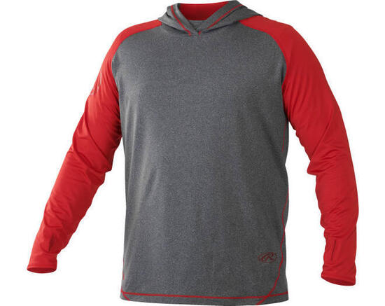 Felpa con cappuccio leggera Rawlings HLWH XL blu navy