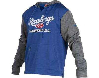 Rawlings pfh2prbb fleece hoodie xl royal