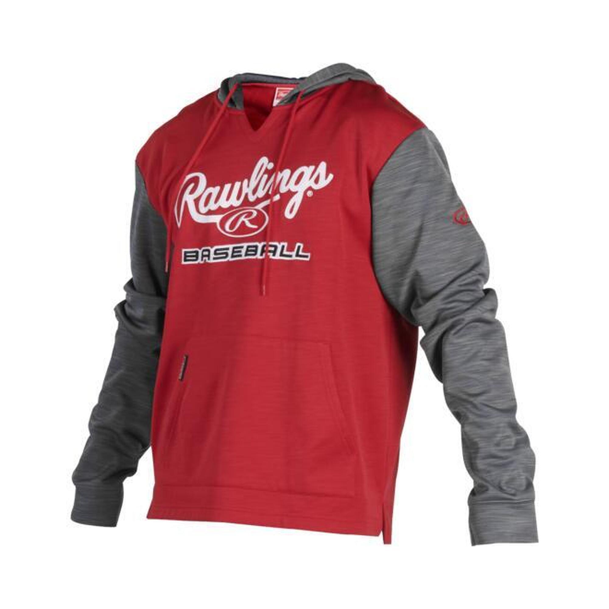 Rawlings PFH2PRBB Fleece Hoodie XXL Scarlet