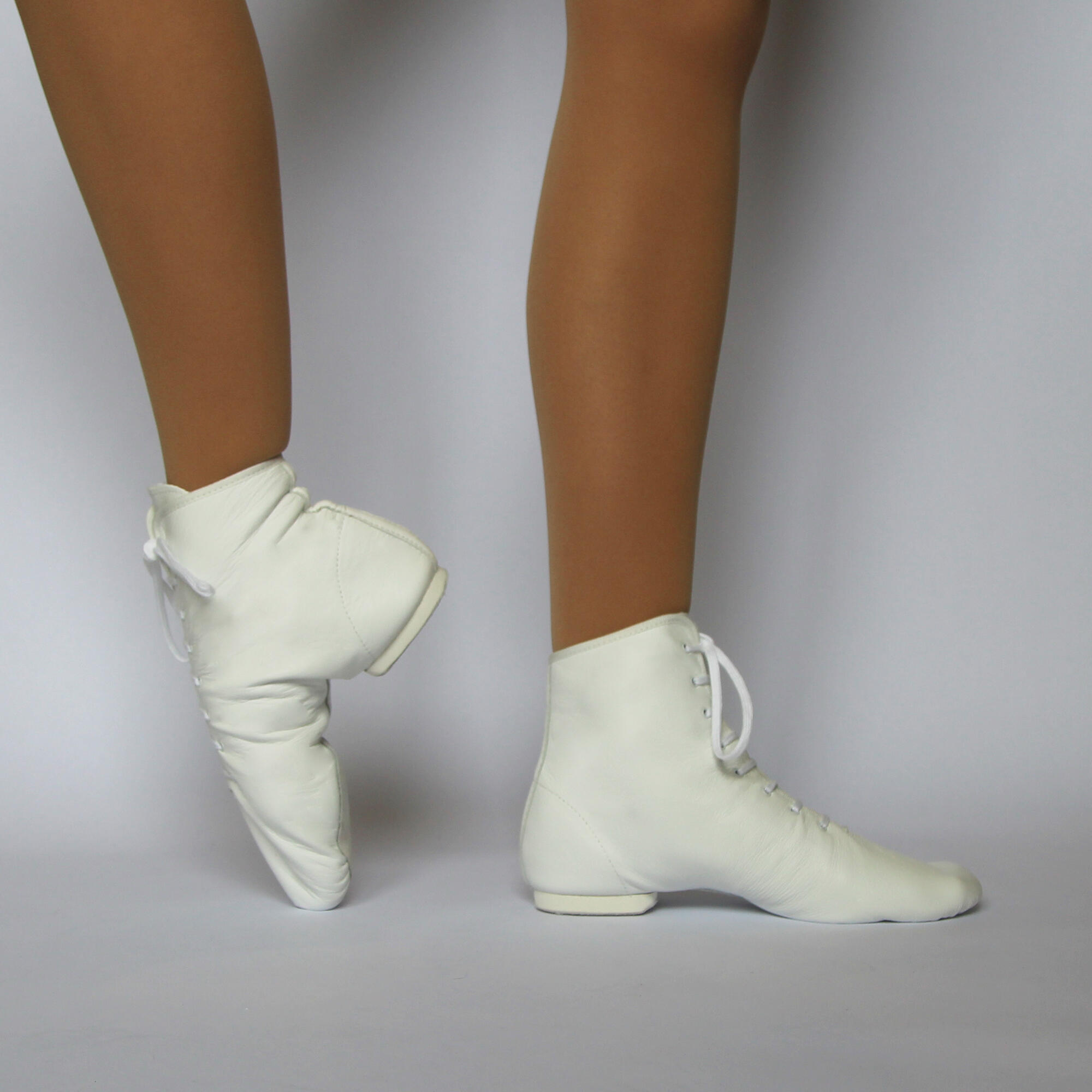 TOP - Botas de couro para dançar jazz em couro de vaca 2/3