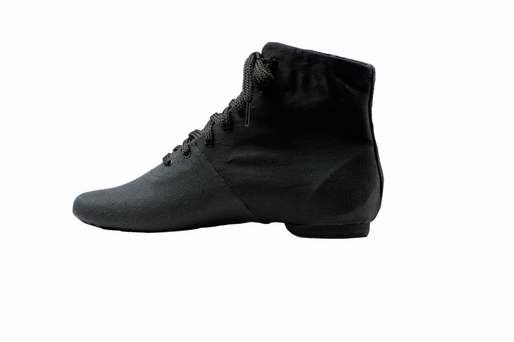 GAZEL - Bottines danse jazz en toile élastique 1/3
