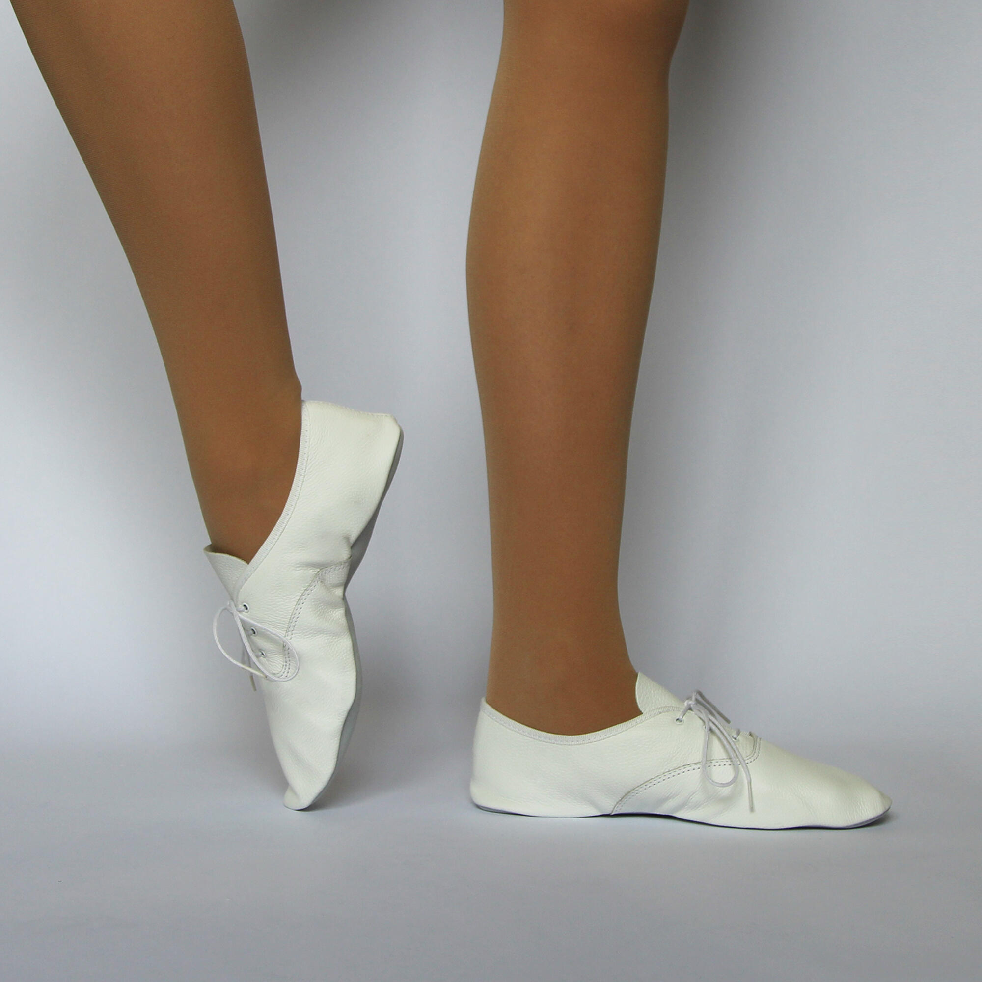 JAZZY - Chausson danse jazz en cuir 2/3