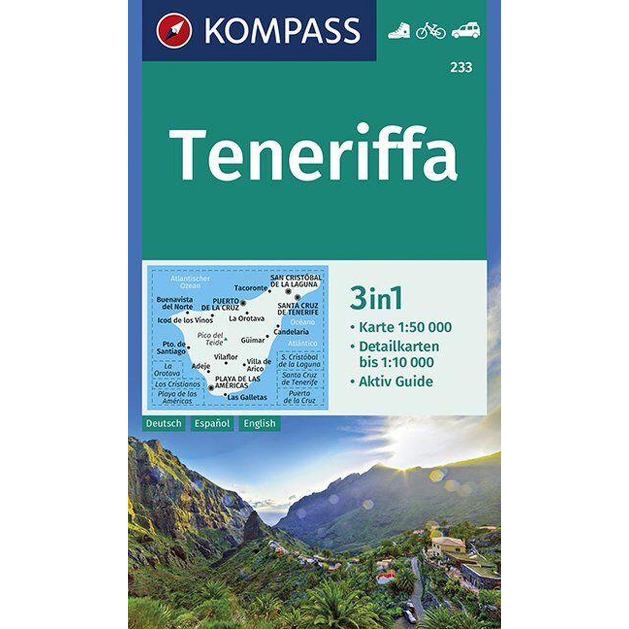 Turistická mapa Teneriffa  233