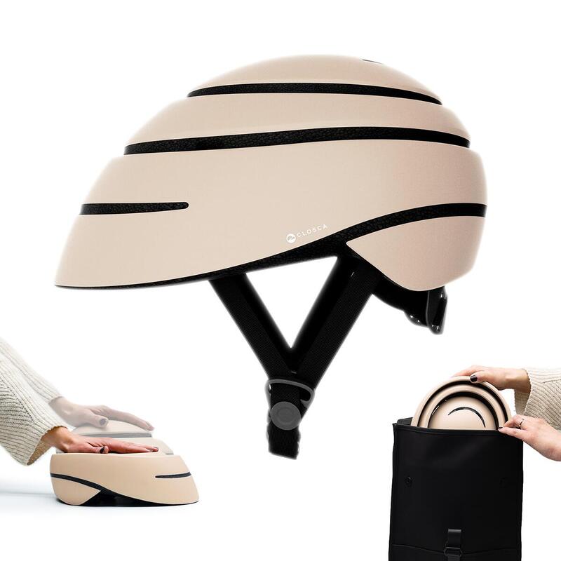 Casque de vélo et de scooter. Casque pliable urbain