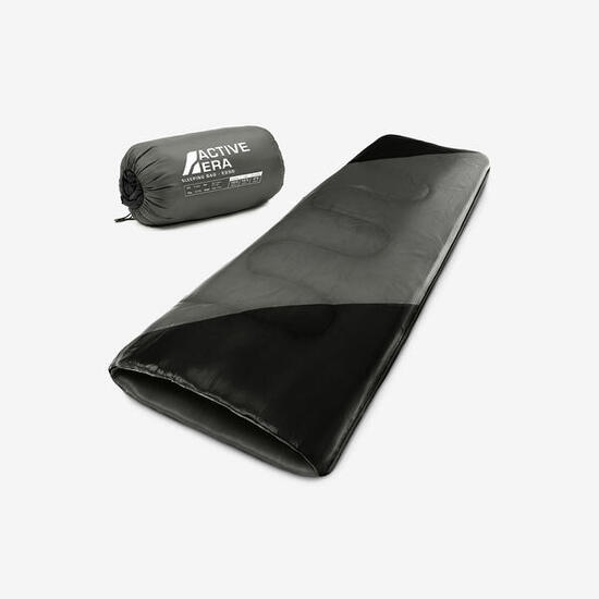Sac de couchage rectangulaire 2 Season 5°C (200 GSM) - Noir