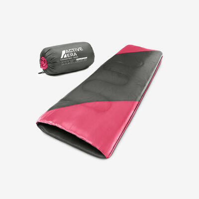 Premium warme lichtgewicht slaapzak (200 g/m²) - 2 seizoenen - roze