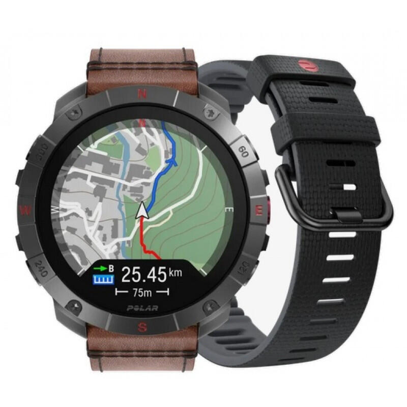 Polar - Montré Connectée De Sport Outdoor - Gps, Navigation - Grit X2 Pro Titan - Montre Connectée - Gris - No Size - Decathlon