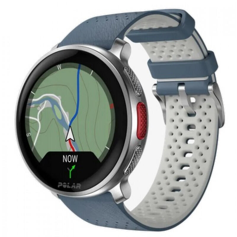 Montre connectée multisport - GPS, Cartes, SpO2, ECG - Vantage V3 Bleu