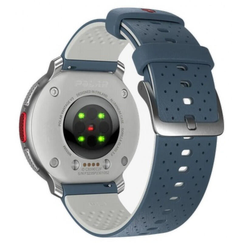 Montre connectée multisport - GPS, Cartes, SpO2, ECG - Vantage V3 Bleu