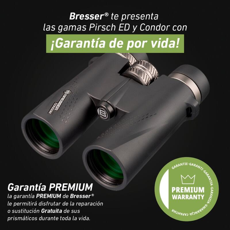 Prismáticos Condor 10X25 para observación de Aves, Senderismo, Caza y Camping