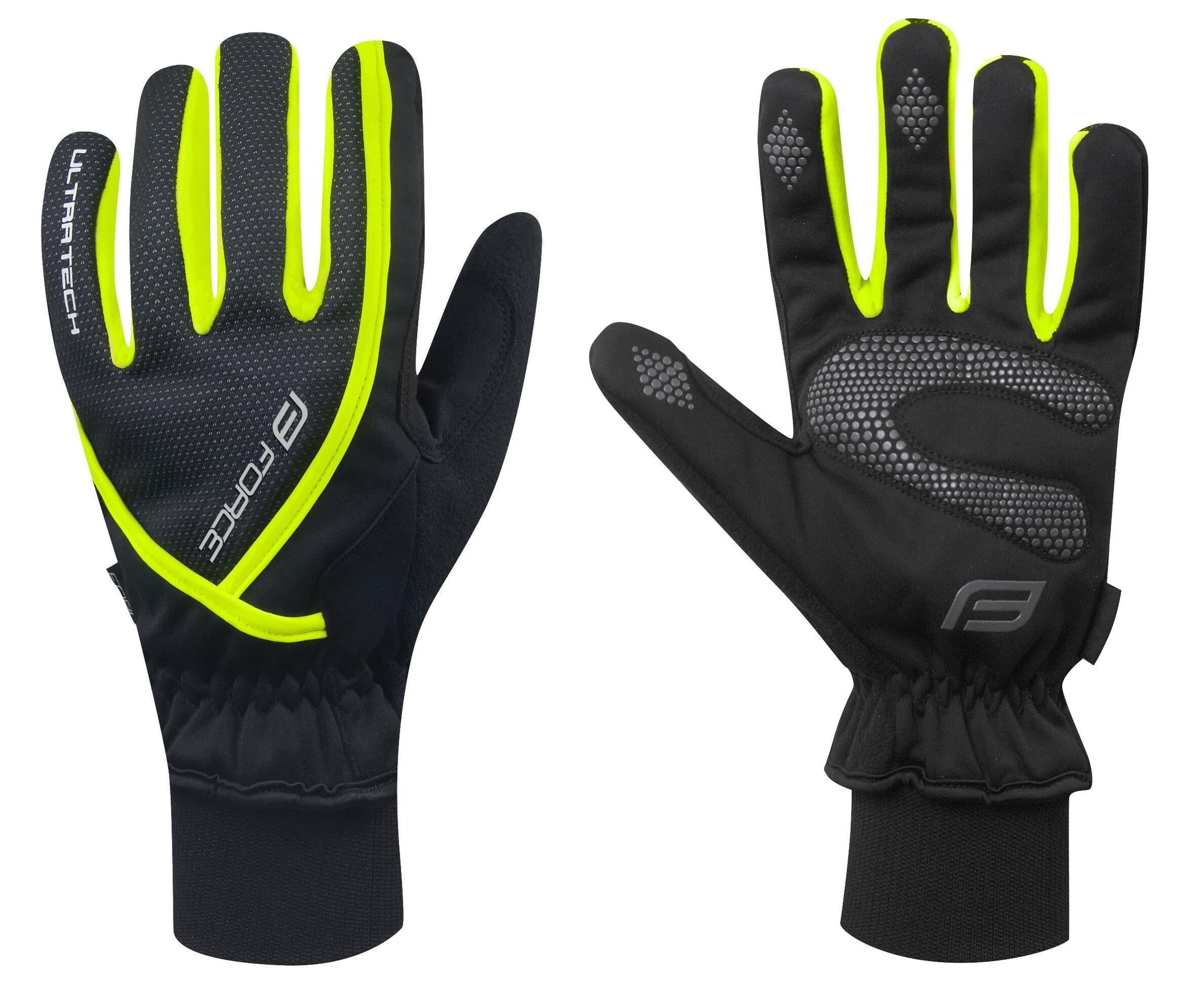 Rękawiczki rowerowe zimowe dla dorosłych Force Ultra Tech 2/5