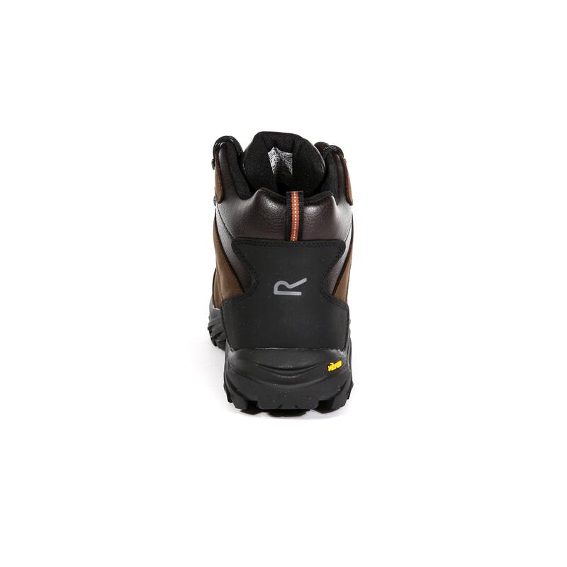 Botas Outdoor Burrell Cuero Senderismo/Exterior/Senderismo Hombre Impermeable