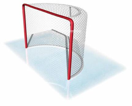 Juego Cortinas Hockey Patines 2,5mm malla 25, color: negro