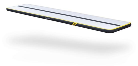 Tapis de gymnastique gonflable AirTrack 500 x 100 x 10 cm noir