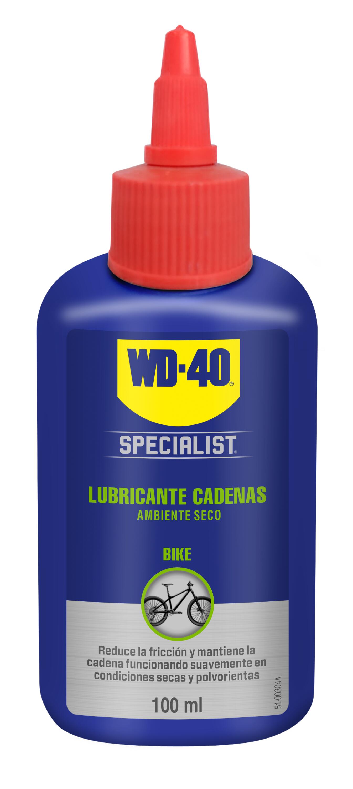 WD-40 Lubricante de Cadenas de Bicicleta WD-40 Ambiente Seco 100ml