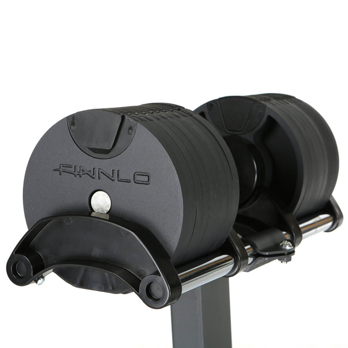 Set de mancuernas con soporte Smartlock 2x20 kg Hammer 2/8