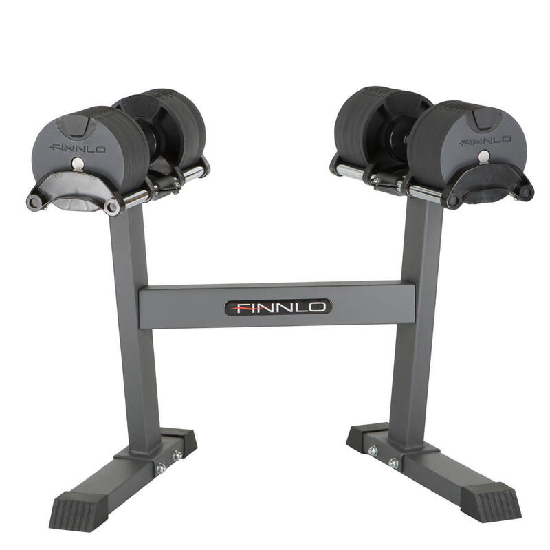 Nakládací jednoruční činka FINNLO Dumbbell Smartlock, 2x20kg