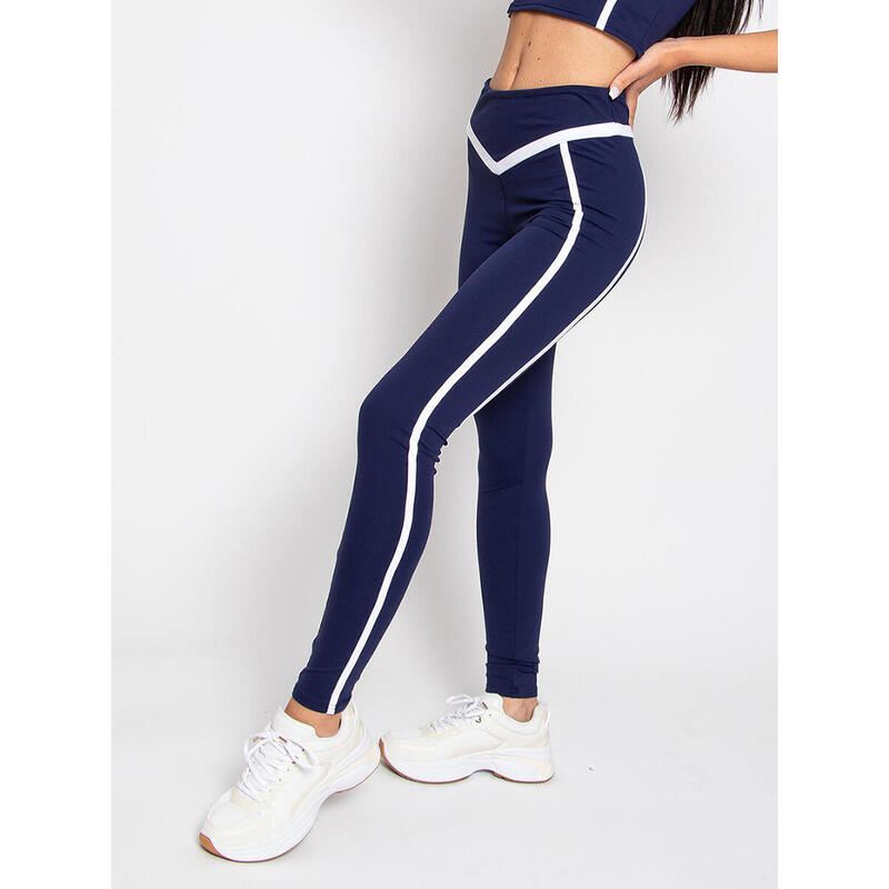 AURA-45/00 sötétkék fitness leggings