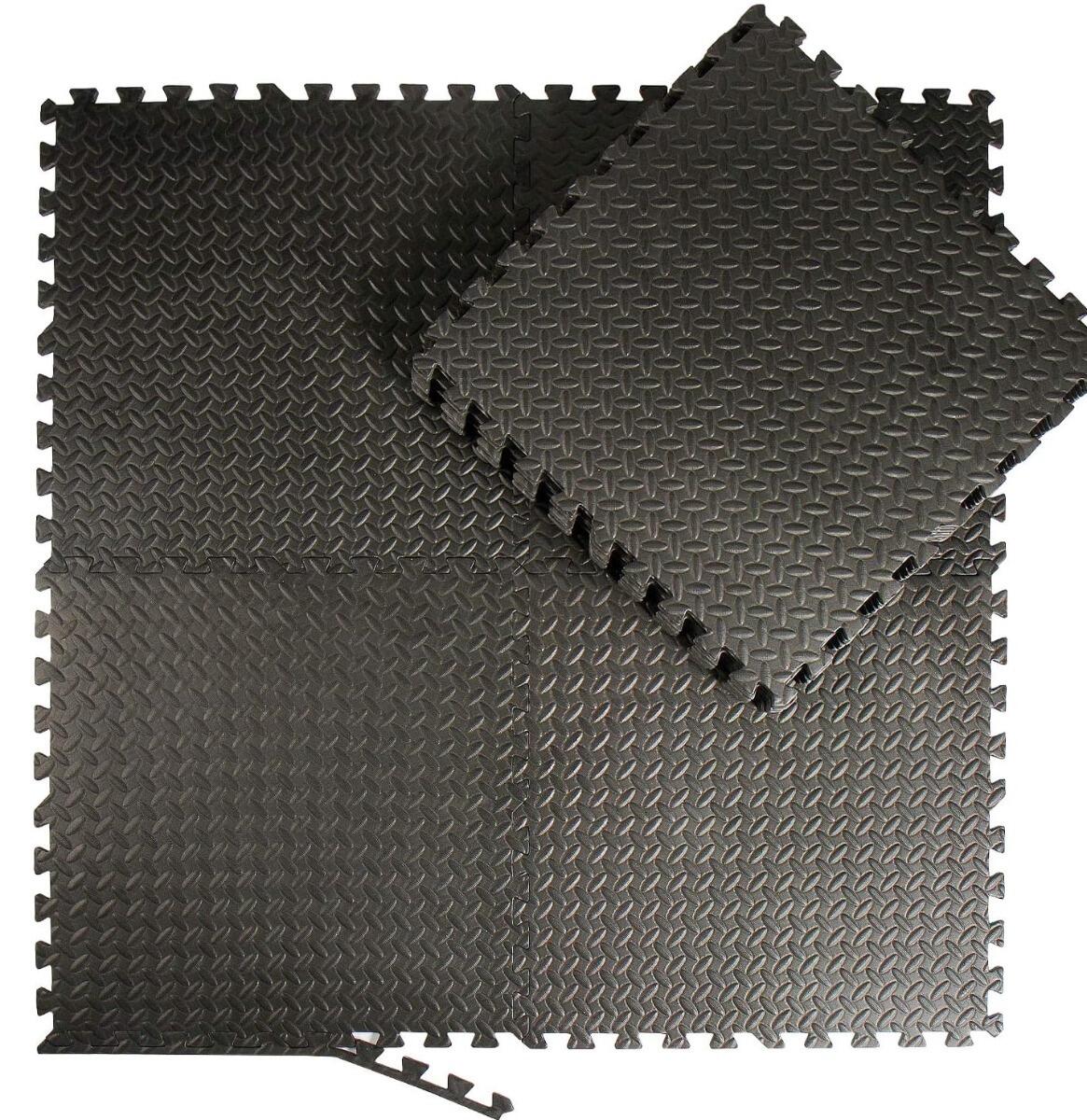 Pavimento Gommato Palestra Puzzle EVA - 24 Pezzi 2.16 M², 10 Mm Spessore, Antiscivolo - Foto 9