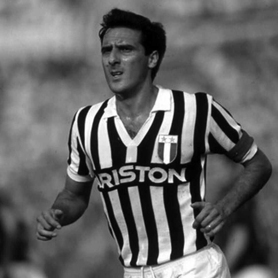 Koszulka retro dla dorosłych - Juventus FC UEFA 1976-77 Wyjazdowa - Niebieska