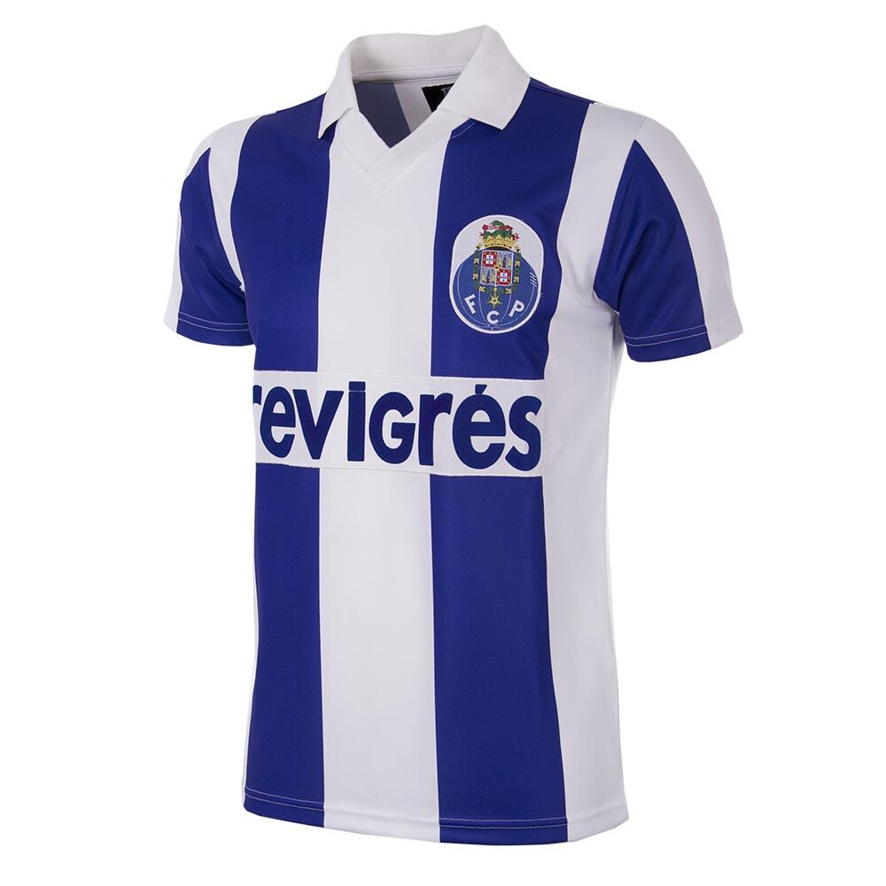 COPA FOOTBALL Retro Voetbalshirt - Heren - FC Porto 1986 - 87 - Wit - Blauw