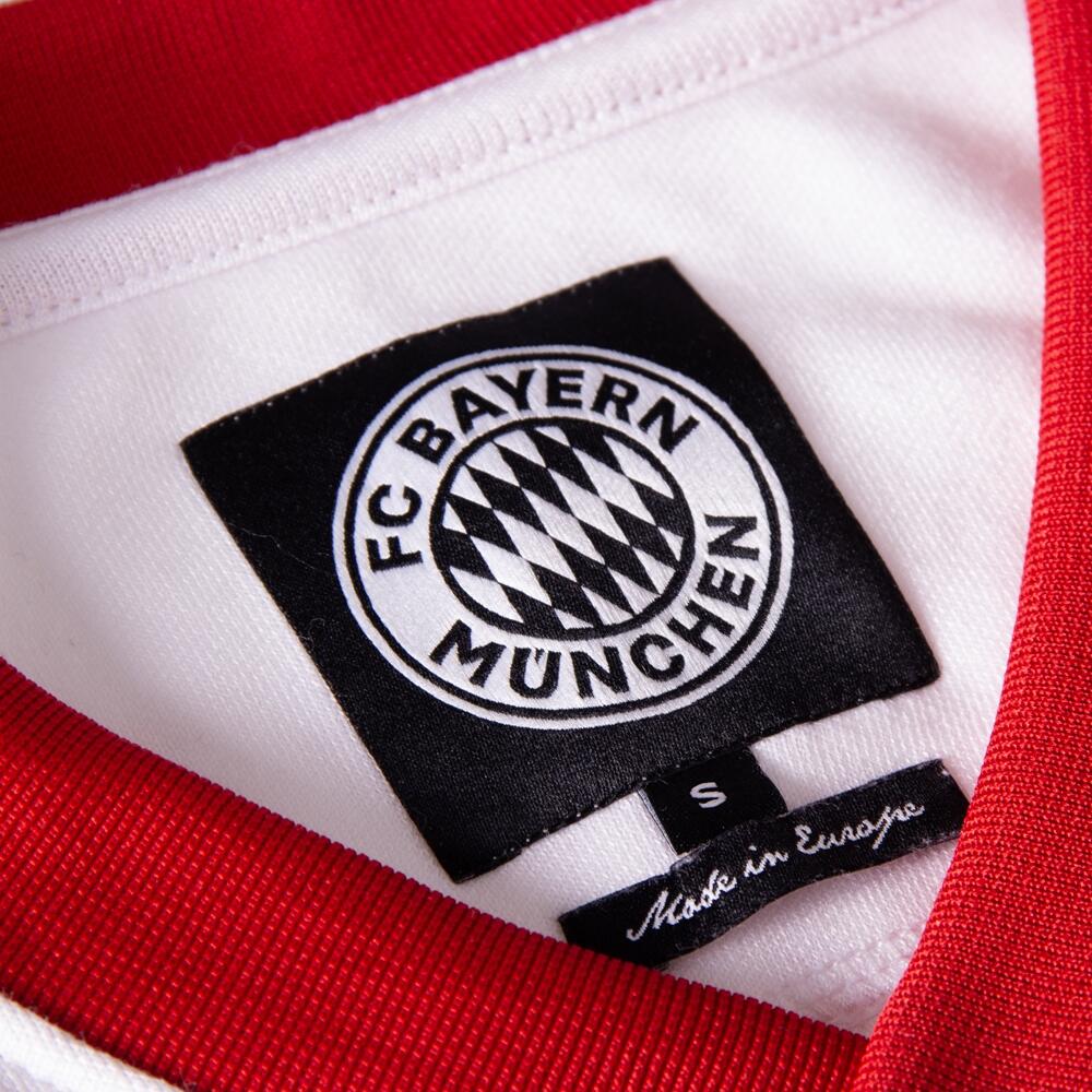 Retro Voetbalshirt - Heren - FC Bayern München 1987 - 88 - Wit 3/6