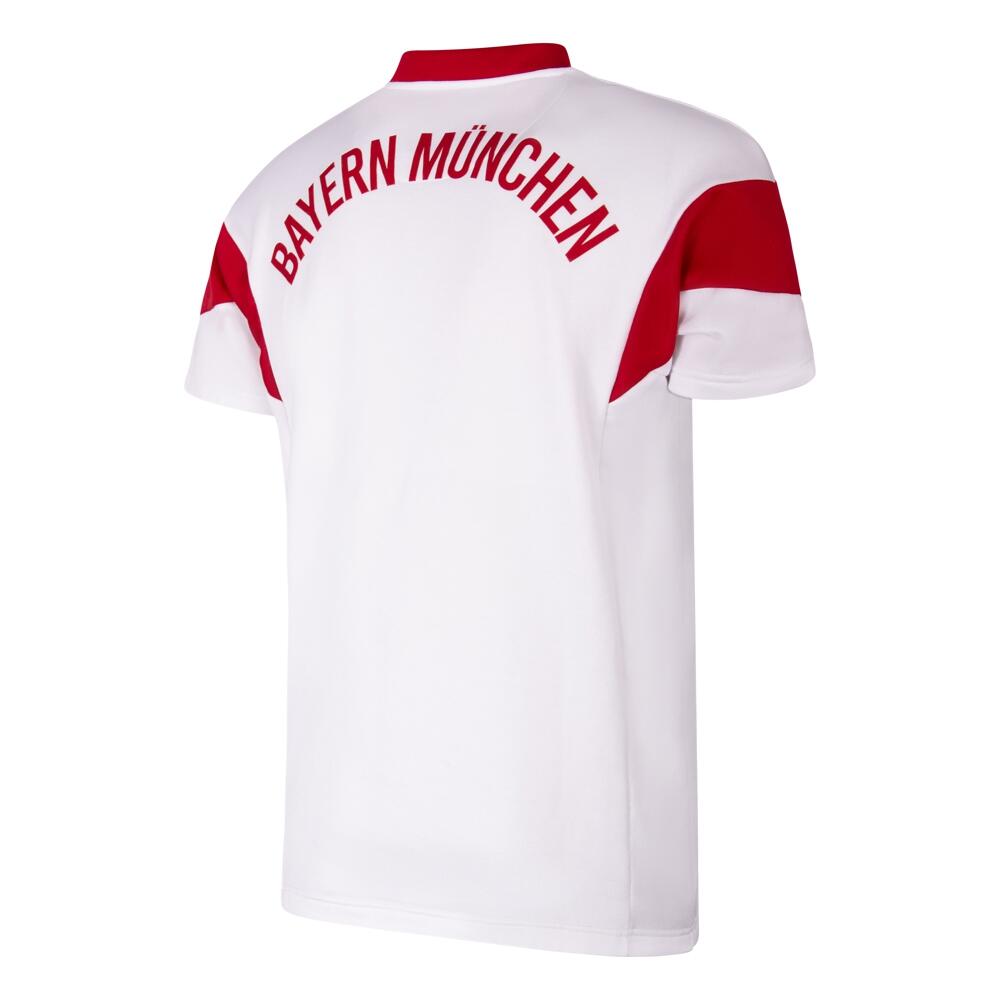 Retro Voetbalshirt - Heren - FC Bayern München 1987 - 88 - Wit 2/6