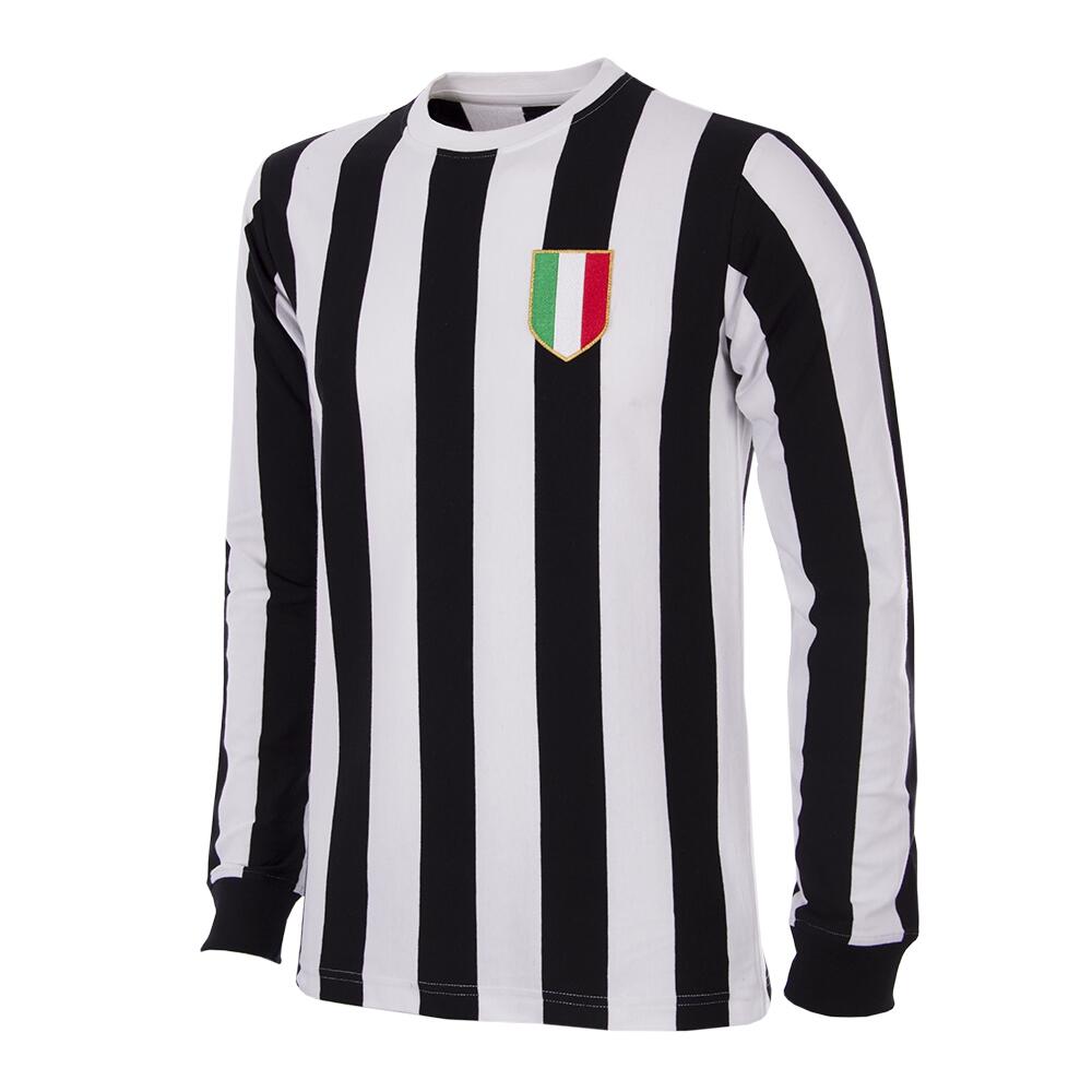 COPA FOOTBALL Retro Voetbalshirt - Heren - Juventus FC 1951 -52 - Zwart - Wit