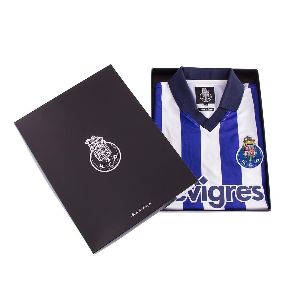 Retro Voetbalshirt - Heren - FC Porto 2002 - Wit - Blauw 6/7