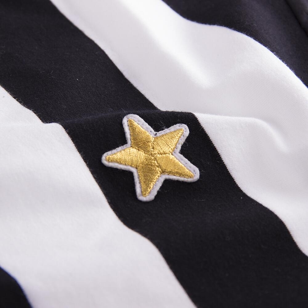 Retro Voetbalshirt - Heren - Juventus FC 1976 -77 - Zwart - Wit 4/7