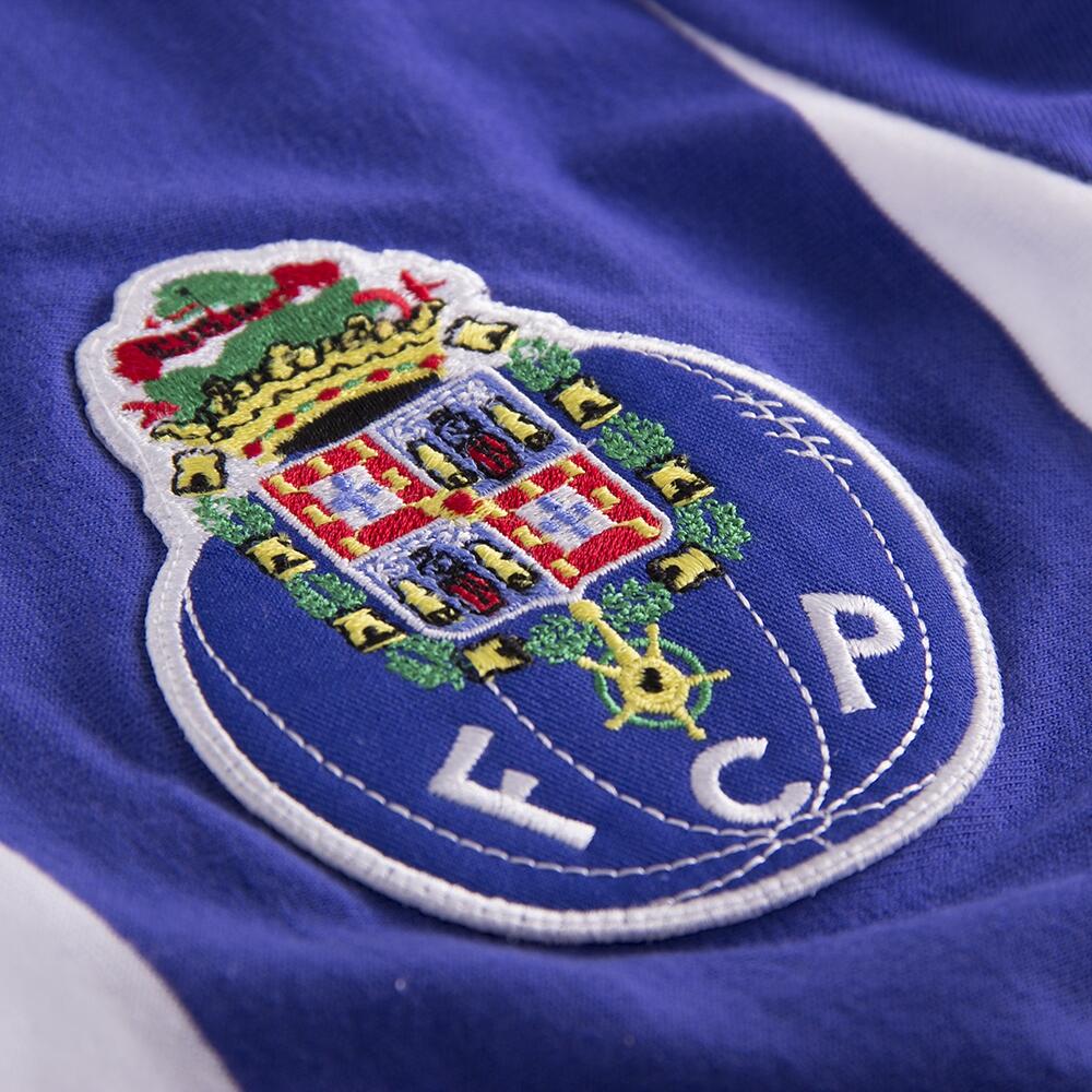 Retro Voetbalshirt - Heren - FC Porto 1971/72 - Wit - Blauw 4/7