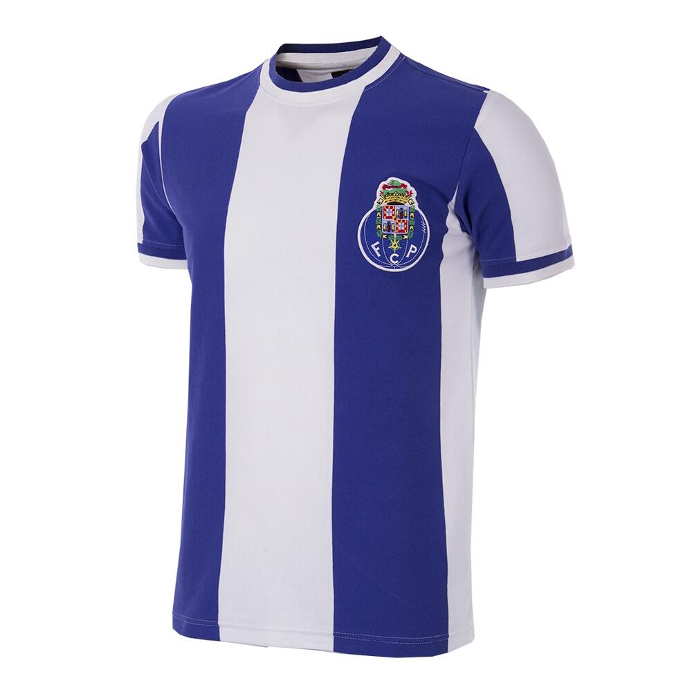 COPA FOOTBALL Retro Voetbalshirt - Heren - FC Porto 1971 - 72 - Wit - Blauw